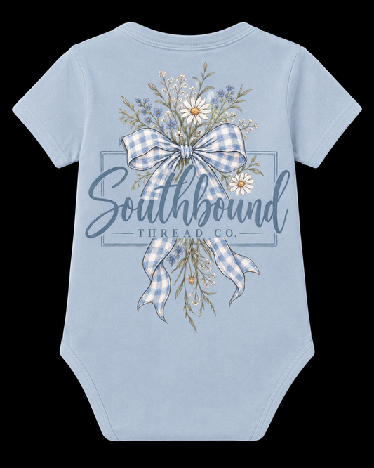 Wildflower Bow Onesie