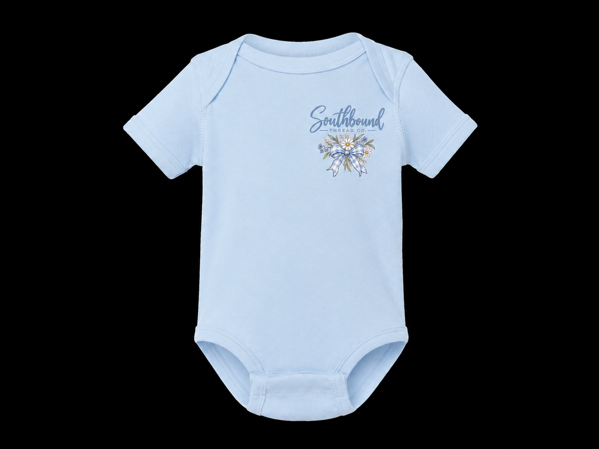 Wildflower Bow Onesie