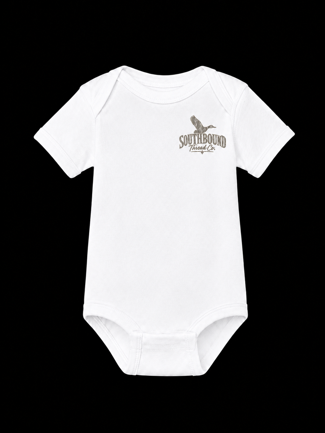 Bark Camo Logo Onesie