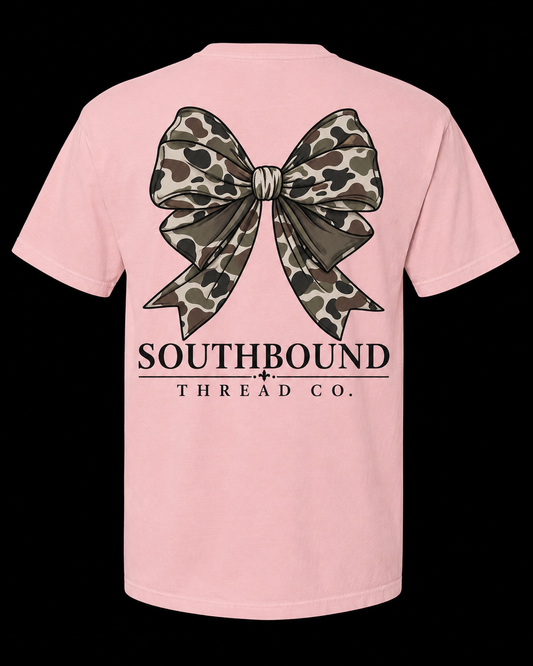 Toddler Vintage Camo Bow