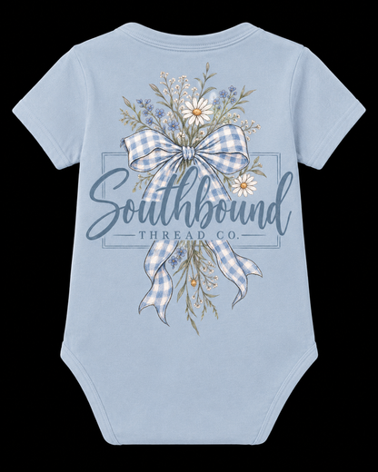 Wildflower Bow Onesie