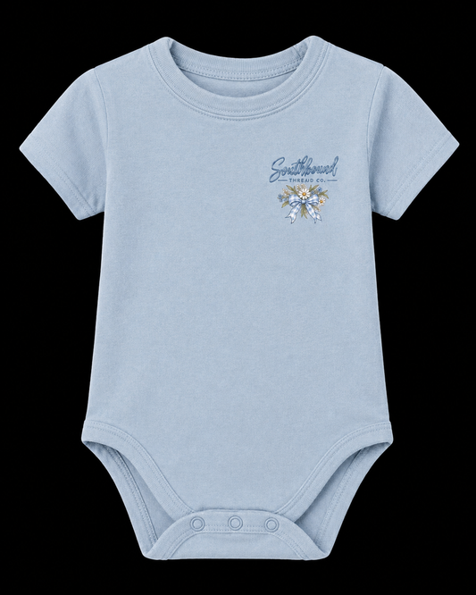 Wildflower Bow Onesie