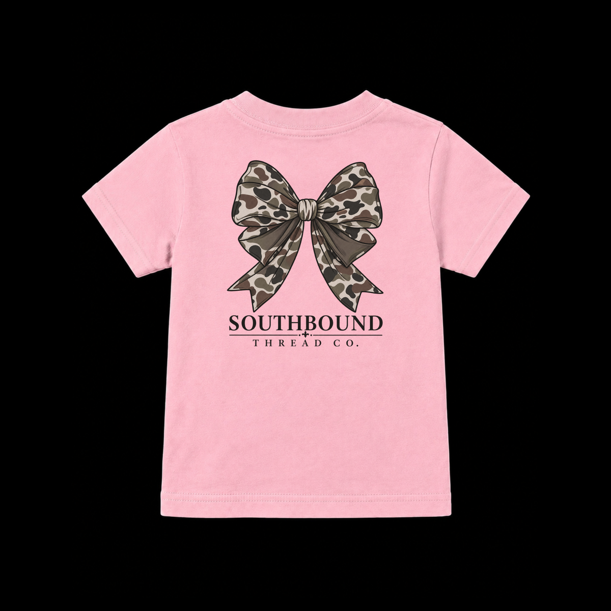 Toddler Vintage Camo Bow